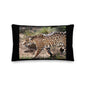 Premium Stuffed Pillow - Young Leopard