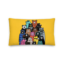Load image into Gallery viewer, Premium Stuffed Pillow - A Band of Bears
