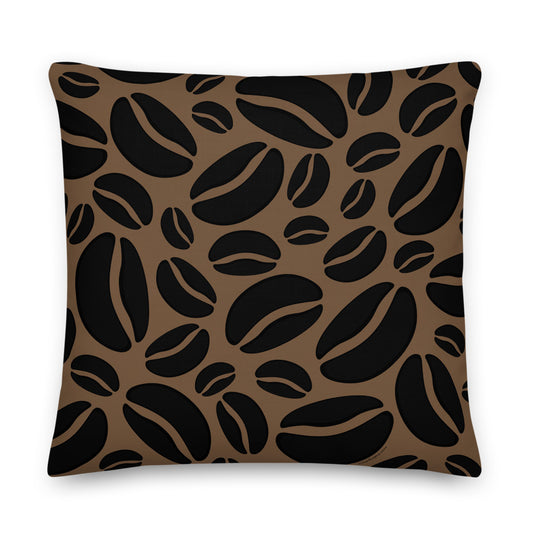 Premium Stuffed Pillow - Coffee Beans