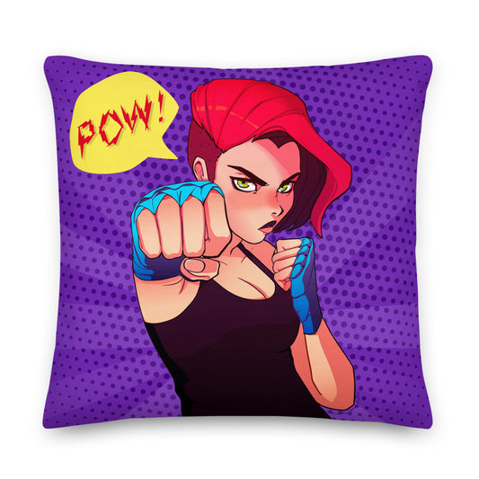 Premium Stuffed Pillow - POW!