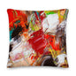 Premium Stuffed Pillow - Abstract Oil