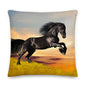 Premium Stuffed Pillow - Friesian Lift Off
