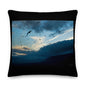 Premium Stuffed Pillow - Bird Storm, Lake Tahoe