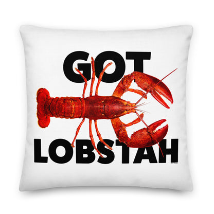 Premium Stuffed Pillow - Got Lobstah!