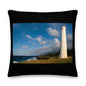 Premium Stuffed Pillow - North Point Lighthouse, Hawaii, Big Island