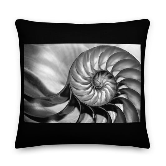 Premium Stuffed Pillow - Natures Spiral