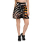 Yeah! Skater Skirt - Rock & Roll Orange Zebra Sparkle