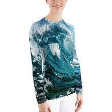 Load image into Gallery viewer, Waves of Serenity - Women&#39;s Long Sleeve Shirt - Old
