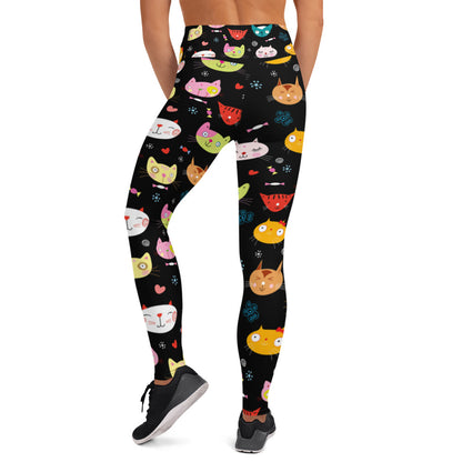 Cat Faces - Woman's Leggings