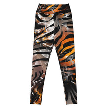 Load image into Gallery viewer, Orange Zebra - Woman&#39;s Leggings
