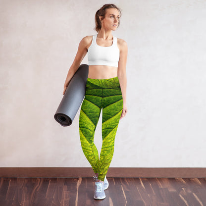 Wrap A Frond - Women's Leggings