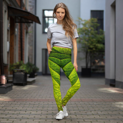 Wrap A Frond - Women's Leggings