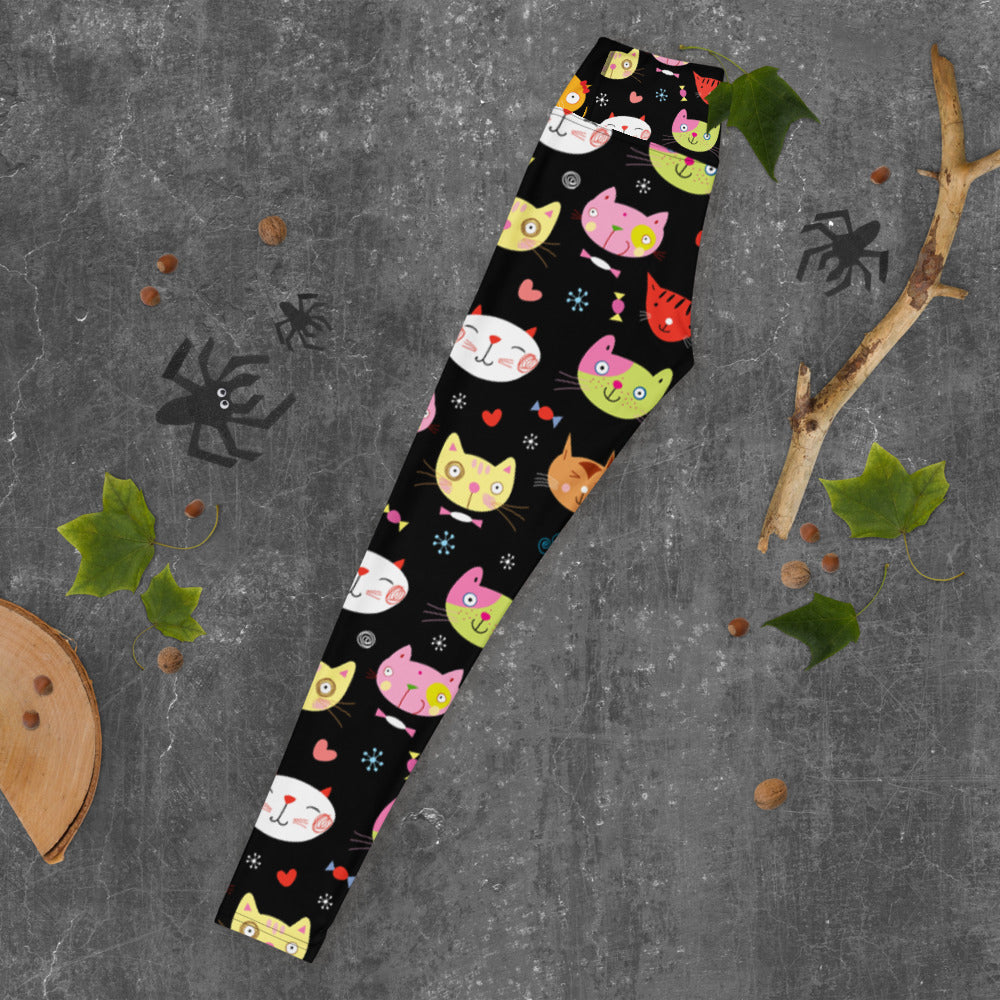 Cat Faces - Woman's Leggings