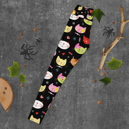 Cat Faces - Woman's Leggings