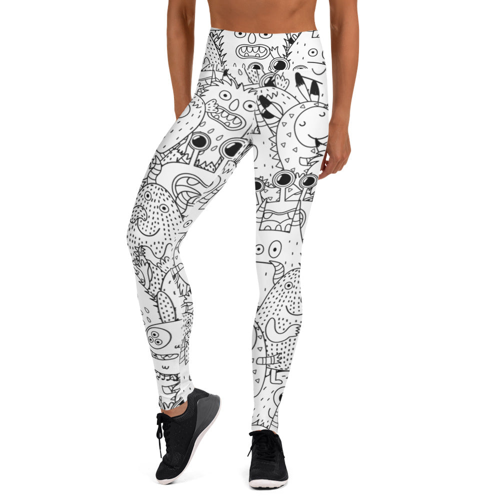 Funny Monsters - Woman's Leggings