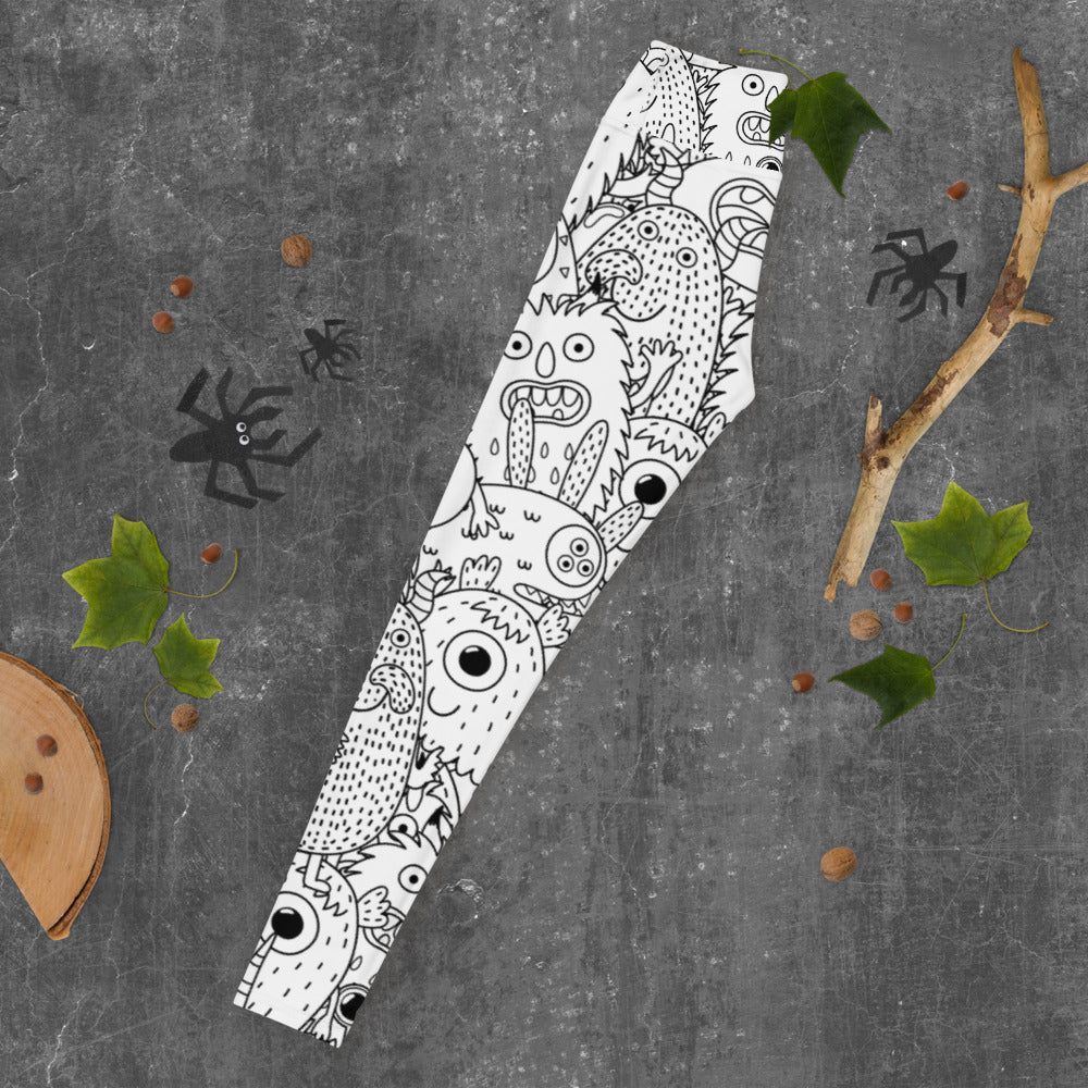 Funny Monsters - Woman's Leggings