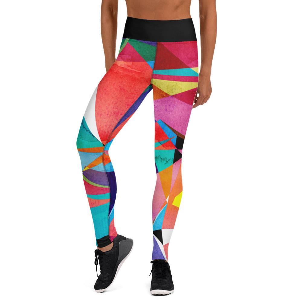 Abstract Triangles - Woman's Leggings