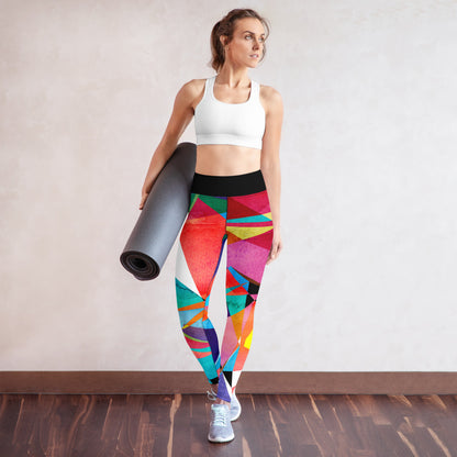 Abstract Triangles - Woman's Leggings