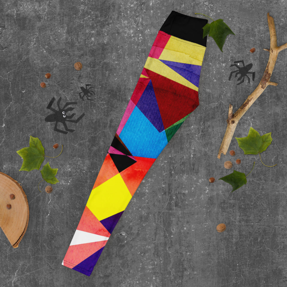 Abstract Triangles - Woman's Leggings