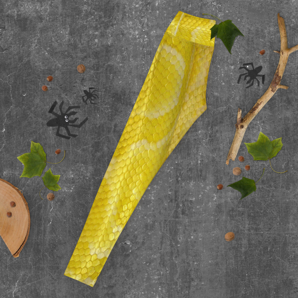 Yoga Leggings - Rory's Albino Python