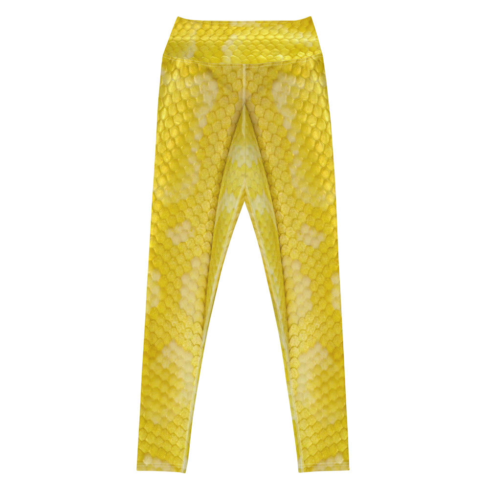 Yoga Leggings - Rory's Albino Python