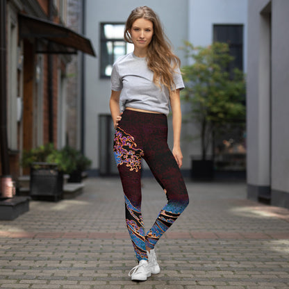 Hokusai: The Great Wave of Kanagawa - Women's Leggings
