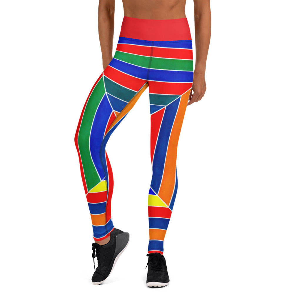 Abstract Stripes - Woman's Leggings