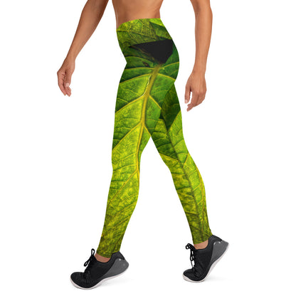 Wrap A Frond - Women's Leggings