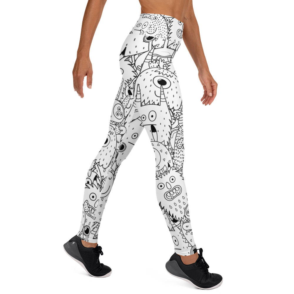 Funny Monsters - Woman's Leggings