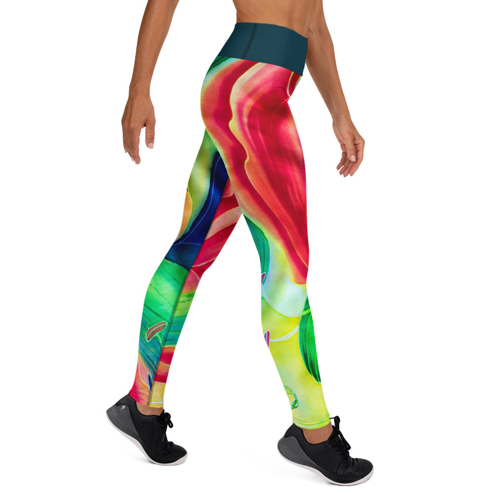 Red Flower #2 - Woman's Leggings