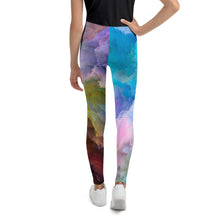 Load image into Gallery viewer, Youth Leggings - Heavenly Clouds
