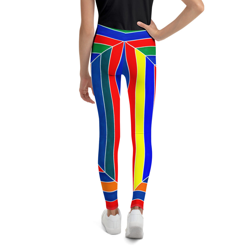 Abstract Stripes - Youth Leggings