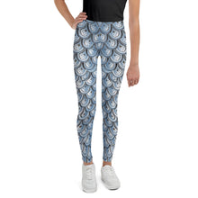 Load image into Gallery viewer, Youth Leggings - Metallic Scales
