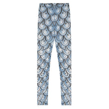 Load image into Gallery viewer, Youth Leggings - Metallic Scales
