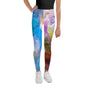 Youth Leggings - Heavenly Clouds