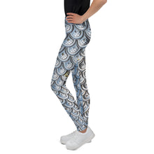 Load image into Gallery viewer, Youth Leggings - Metallic Scales
