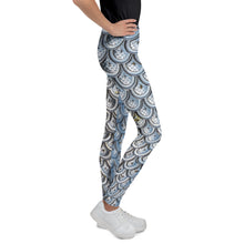 Load image into Gallery viewer, Youth Leggings - Metallic Scales
