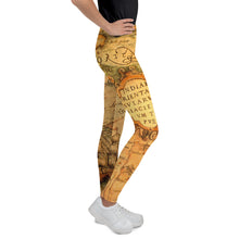 Load image into Gallery viewer, Youth Leggings - Ancient Map
