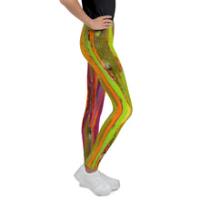 Load image into Gallery viewer, Youth Leggings - Eucalyptus Passion
