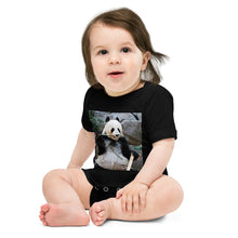 Load image into Gallery viewer, Light Soft Baby Bodysuit - Bamboo Panda
