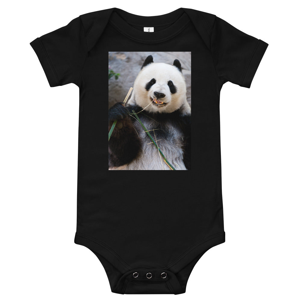 Light Soft Baby Bodysuit - Happy Panda