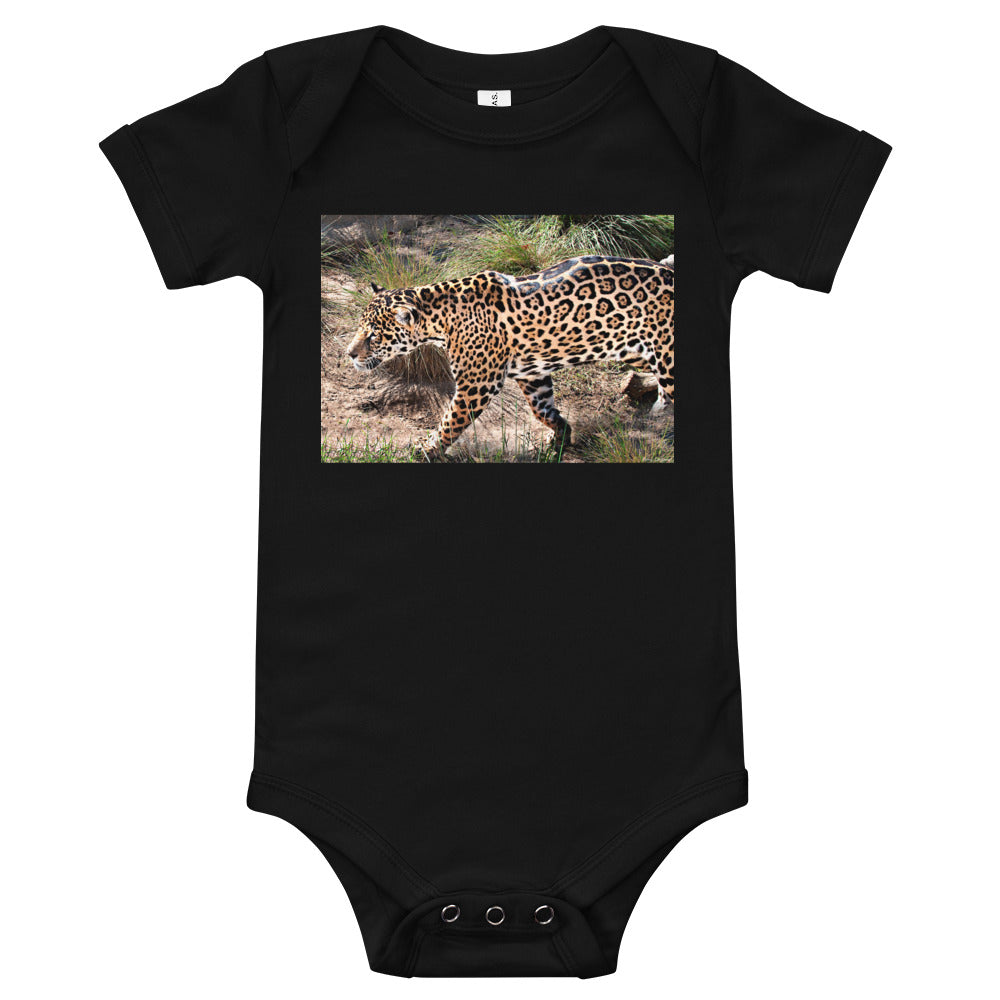 Light Soft Baby Bodysuit - Young Leopard