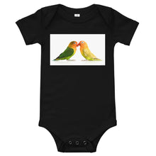Load image into Gallery viewer, Light Soft Baby Bodysuit - Love Birds
