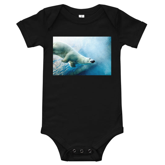 Light Soft Baby Bodysuit - Polar Dip
