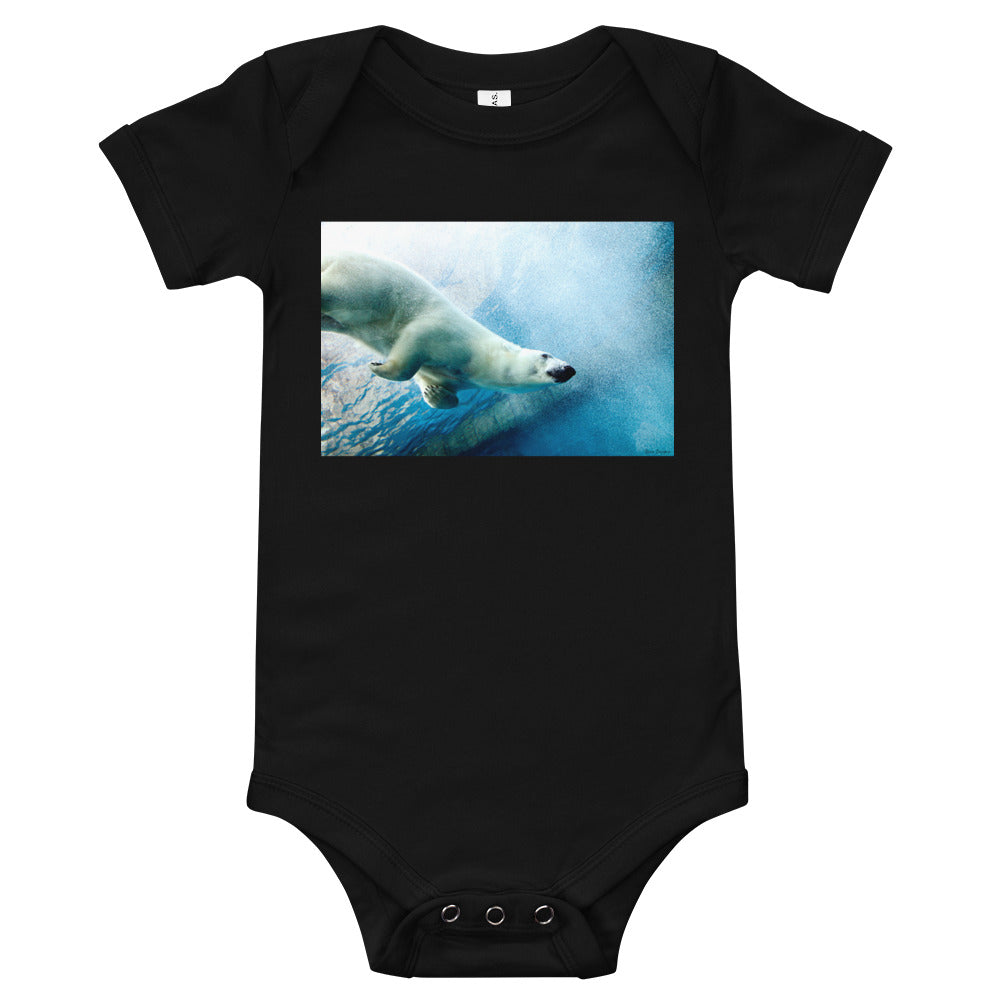 Light Soft Baby Bodysuit - Polar Dip
