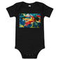 Light Soft Baby Bodysuit - Koi Pond