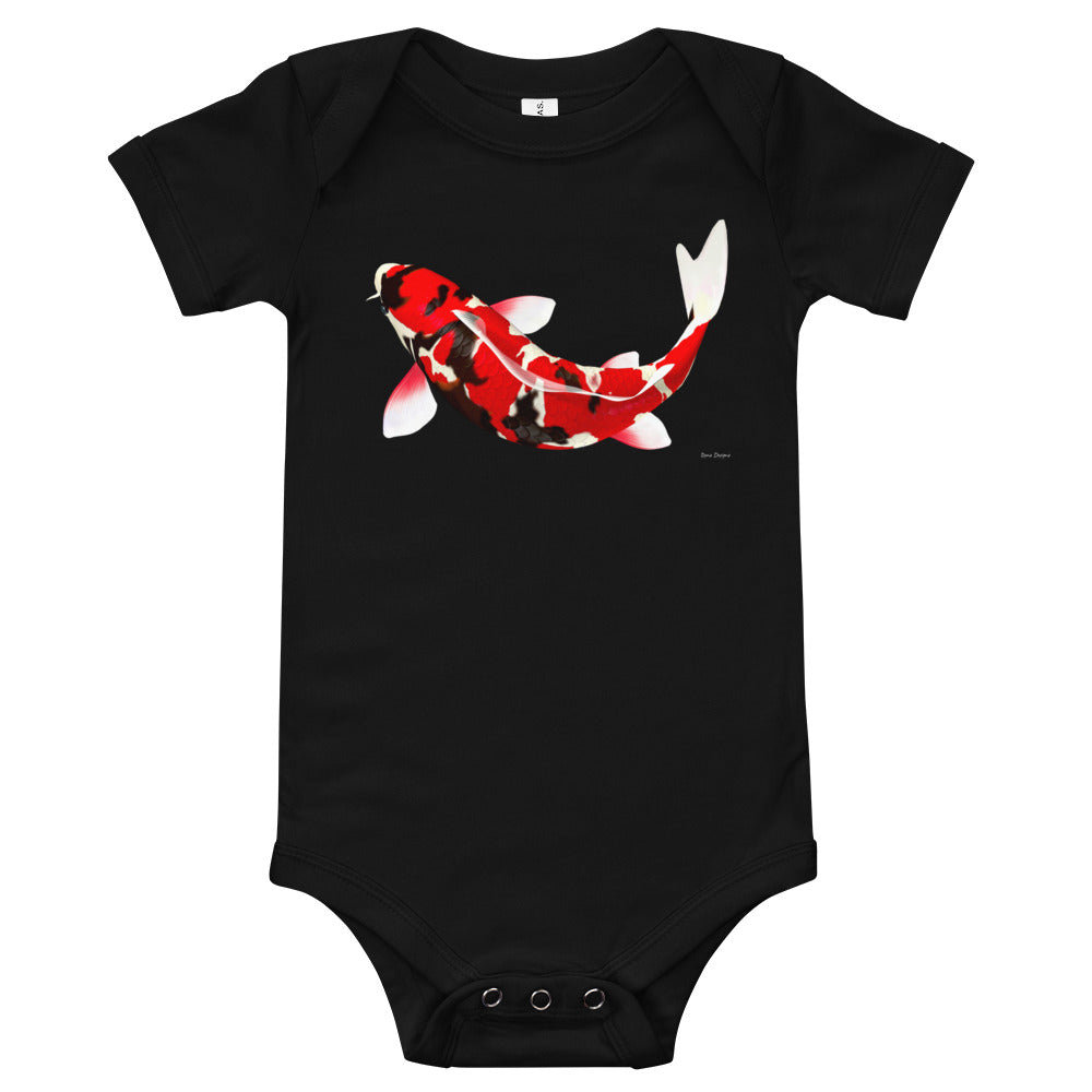 Light Soft Baby Bodysuit - Koi