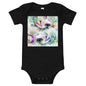 Light Soft Baby Bodysuit - Painted Fish