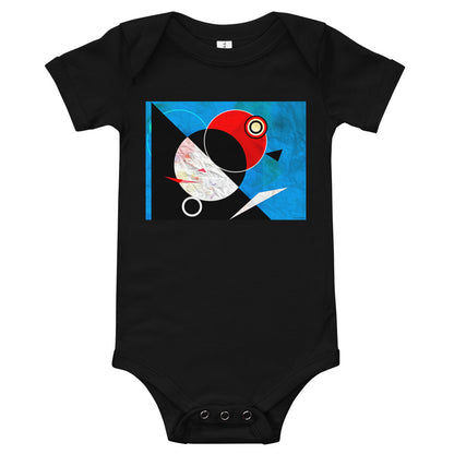 Light Soft Baby Bodysuit - Abstract Orbits