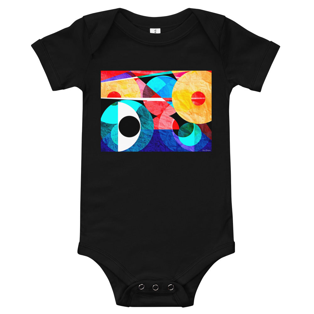 Light Soft Baby Bodysuit - Abstract Red Eye